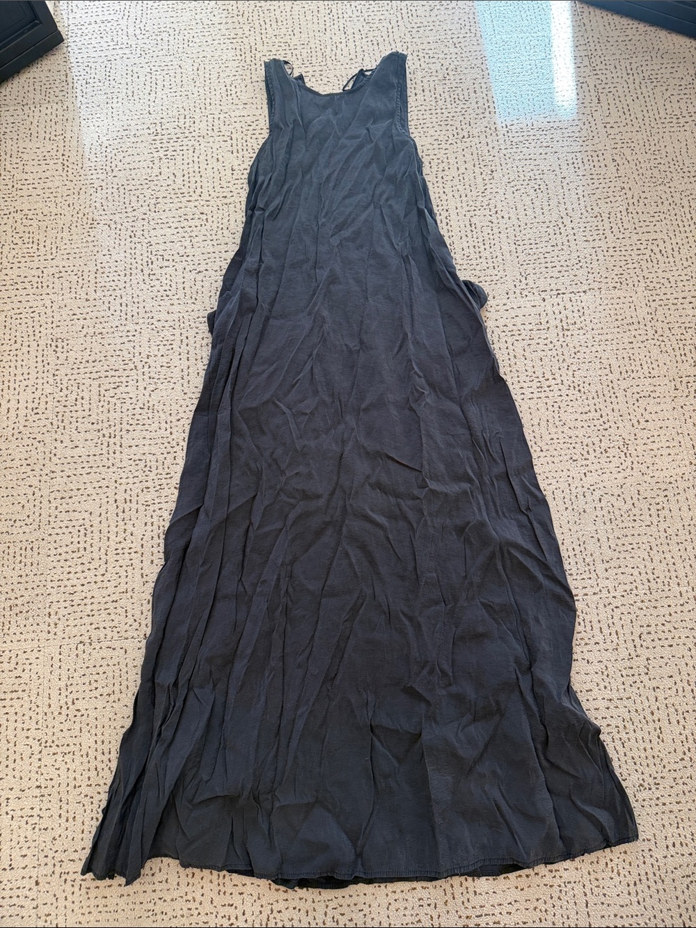 Zara Women’s Sleeveless Long Maxi Dress - Black XS